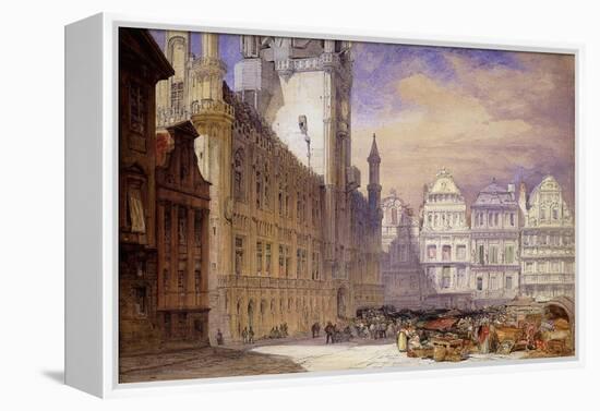 The Hotel de Ville, Brussels-William Callow-Framed Premier Image Canvas