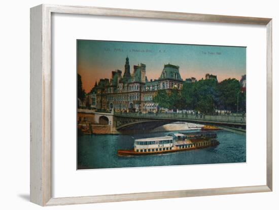 The Hôtel de Ville, Paris, c1920-Unknown-Framed Giclee Print