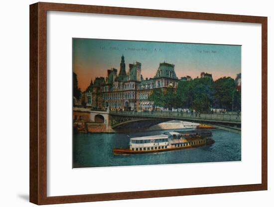 The Hôtel de Ville, Paris, c1920-Unknown-Framed Giclee Print