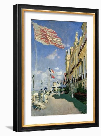 The Hotel des Roches Noires at Trouville, 1870-Claude Monet-Framed Giclee Print