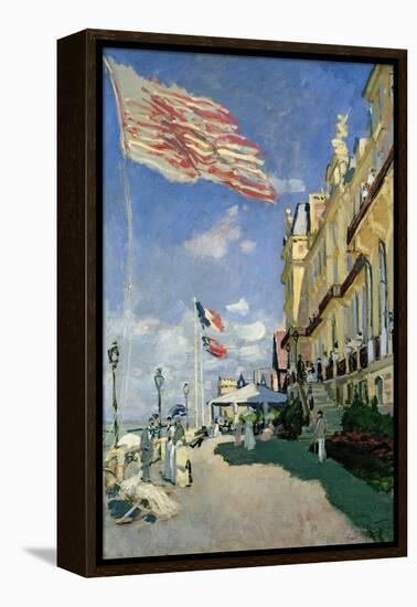 The Hotel des Roches Noires at Trouville, 1870-Claude Monet-Framed Premier Image Canvas