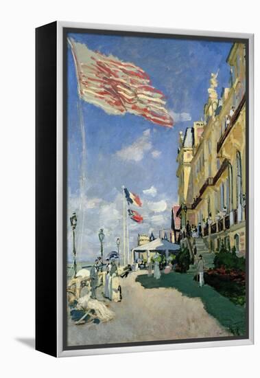 The Hotel des Roches Noires at Trouville, 1870-Claude Monet-Framed Premier Image Canvas