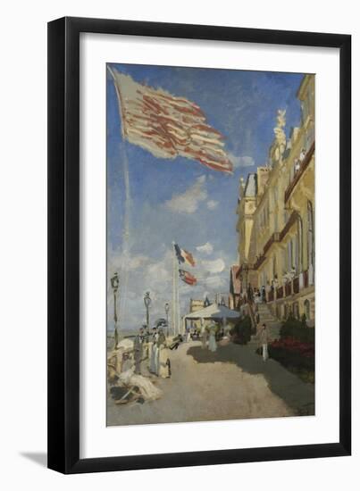 The Hotel des Roches Noires at Trouville-Claude Monet-Framed Giclee Print