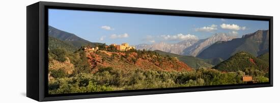 The Hotel Kasbah Bab Ourika, Ourika Valley, Atlas Mountains, Morocco, North Africa, Africa-Stuart Black-Framed Premier Image Canvas