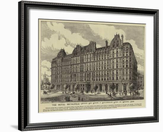 The Hotel Metropole-null-Framed Giclee Print