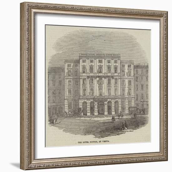 The Hotel Munsch, at Vienna-null-Framed Giclee Print