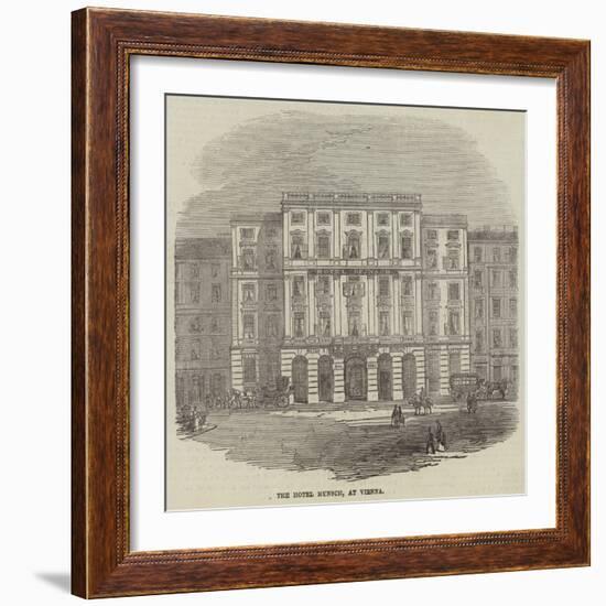 The Hotel Munsch, at Vienna-null-Framed Giclee Print