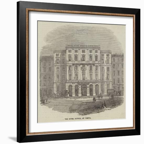 The Hotel Munsch, at Vienna-null-Framed Giclee Print