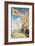 The Hotel of the Roches Noires-Claude Monet-Framed Art Print