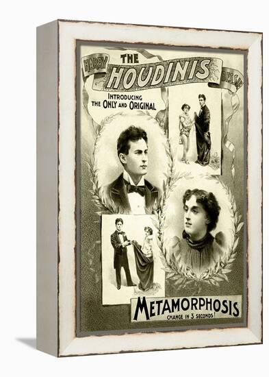 The Houdinis, Harry, Bessie Introducing the Only and Original-null-Framed Stretched Canvas