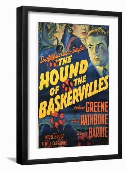The Hound of The Baskervilles, 1939-null-Framed Premium Giclee Print