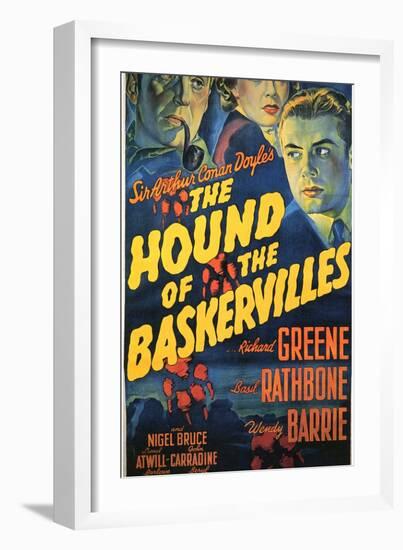 The Hound of The Baskervilles, 1939-null-Framed Premium Giclee Print