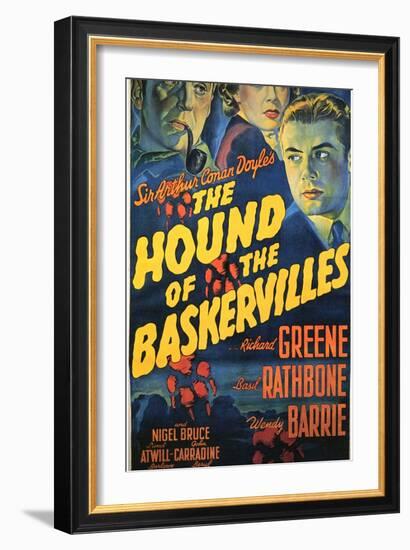 The Hound of The Baskervilles, 1939-null-Framed Premium Giclee Print