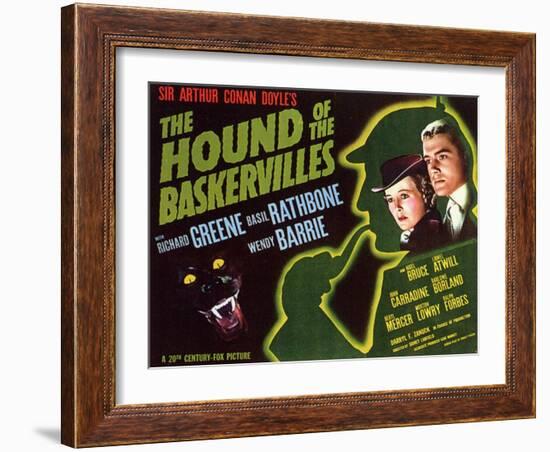 The Hound of The Baskervilles, 1939-null-Framed Art Print