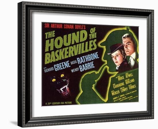 The Hound of The Baskervilles, 1939-null-Framed Art Print