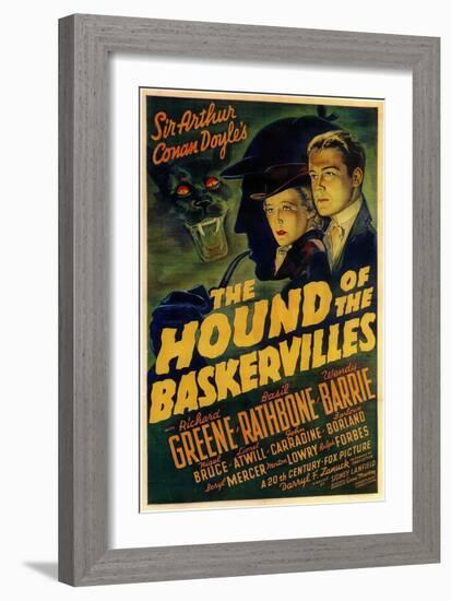 The Hound of The Baskervilles, 1939-null-Framed Art Print