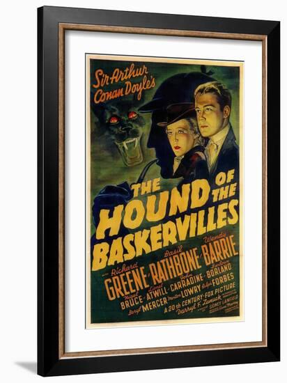 The Hound of The Baskervilles, 1939-null-Framed Art Print