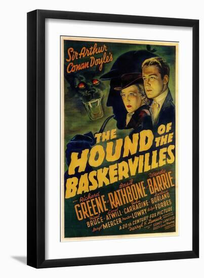 The Hound of The Baskervilles, 1939-null-Framed Art Print