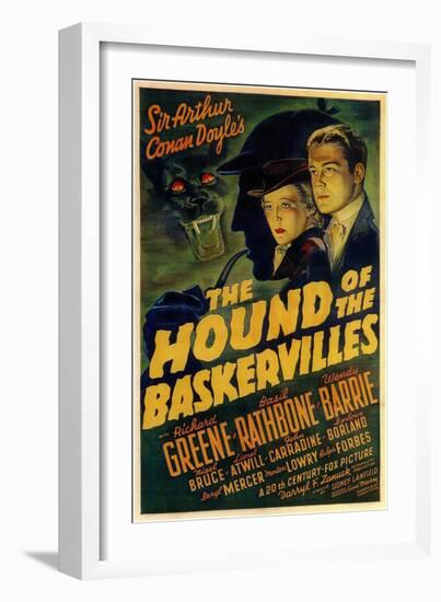 The Hound of The Baskervilles, 1939-null-Framed Art Print