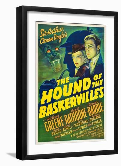 The Hound of the Baskervilles, 1939-null-Framed Giclee Print