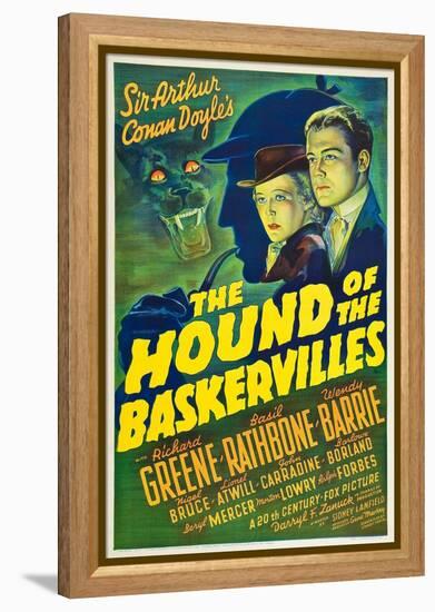 The Hound of the Baskervilles, 1939-null-Framed Premier Image Canvas