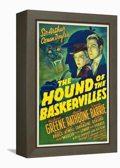 The Hound of the Baskervilles, 1939-null-Framed Premier Image Canvas