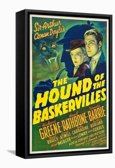 The Hound of the Baskervilles, 1939-null-Framed Premier Image Canvas
