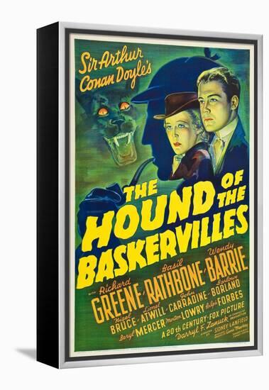 The Hound of the Baskervilles, 1939-null-Framed Premier Image Canvas