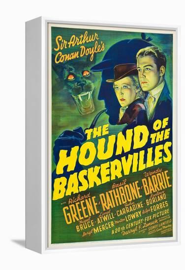 The Hound of the Baskervilles, 1939-null-Framed Premier Image Canvas