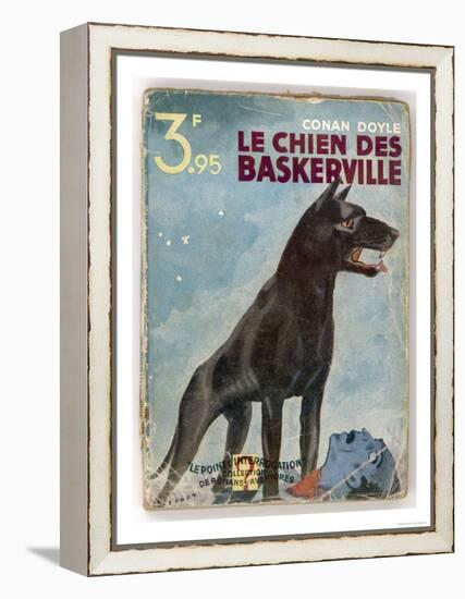 The Hound of the Baskervilles' a Striking Cover for a French Edition Dated 1933-null-Framed Premier Image Canvas