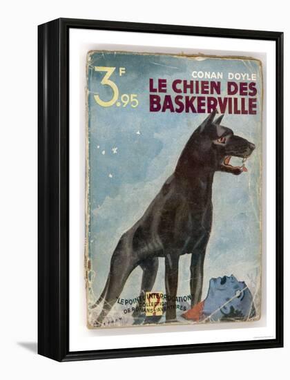 The Hound of the Baskervilles' a Striking Cover for a French Edition Dated 1933-null-Framed Premier Image Canvas