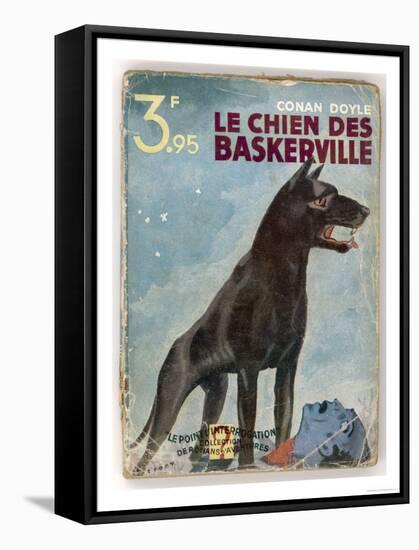 The Hound of the Baskervilles' a Striking Cover for a French Edition Dated 1933-null-Framed Premier Image Canvas