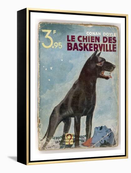 The Hound of the Baskervilles' a Striking Cover for a French Edition Dated 1933-null-Framed Premier Image Canvas
