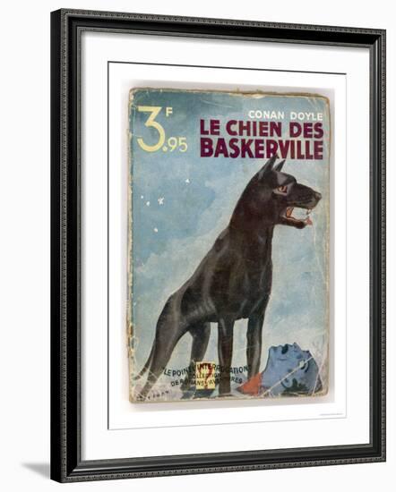 The Hound of the Baskervilles' a Striking Cover for a French Edition Dated 1933-null-Framed Giclee Print