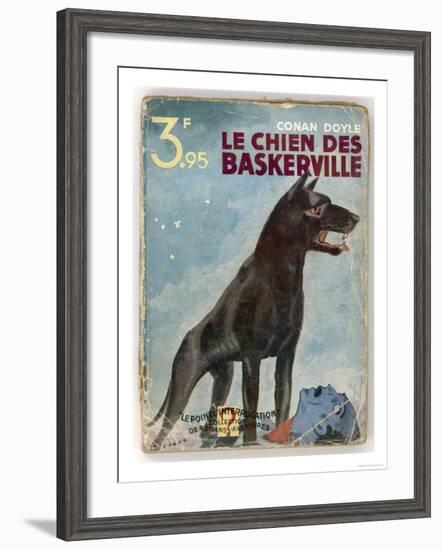 The Hound of the Baskervilles' a Striking Cover for a French Edition Dated 1933-null-Framed Giclee Print