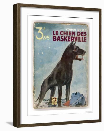 The Hound of the Baskervilles' a Striking Cover for a French Edition Dated 1933-null-Framed Giclee Print