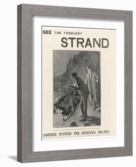 The Hound of the Baskervilles, Advance Publicity-Sidney Paget-Framed Photographic Print