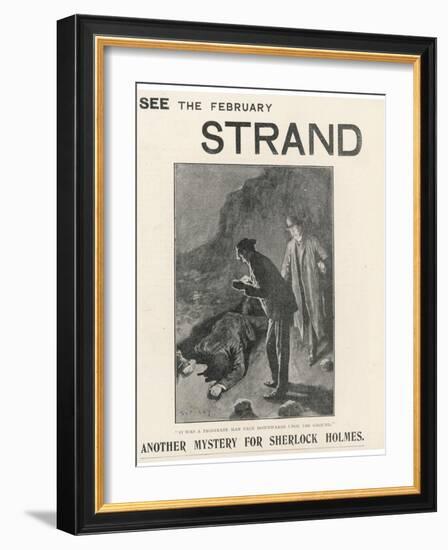 The Hound of the Baskervilles, Advance Publicity-Sidney Paget-Framed Photographic Print