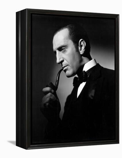 The Hound of the Baskervilles, Basil Rathbone, 1939-null-Framed Stretched Canvas