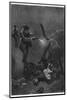 The Hound of the Baskervilles Holmes Shoots the Sinister Hound-Sidney Paget-Mounted Photographic Print