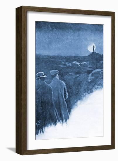 The Hound Of The Baskervilles-Sidney Paget-Framed Giclee Print