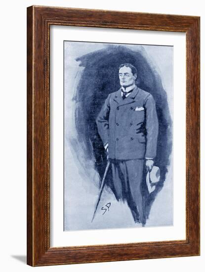 The Hound Of The Baskervilles-Sidney Paget-Framed Giclee Print