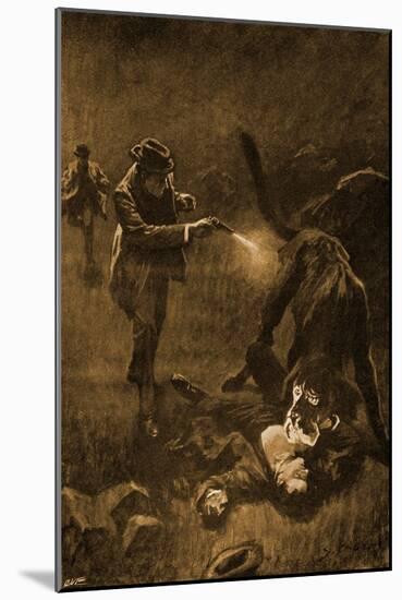 The Hound Of The Baskervilles-Sidney Paget-Mounted Giclee Print