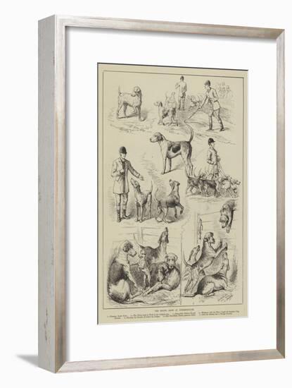 The Hound Show at Peterborough-null-Framed Giclee Print