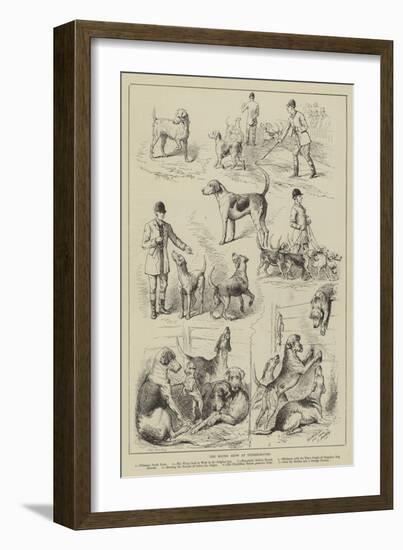 The Hound Show at Peterborough-null-Framed Giclee Print