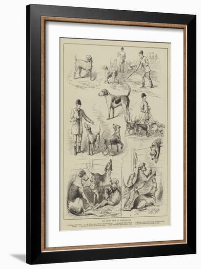 The Hound Show at Peterborough-null-Framed Giclee Print