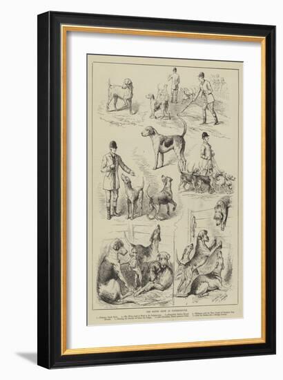 The Hound Show at Peterborough-null-Framed Giclee Print