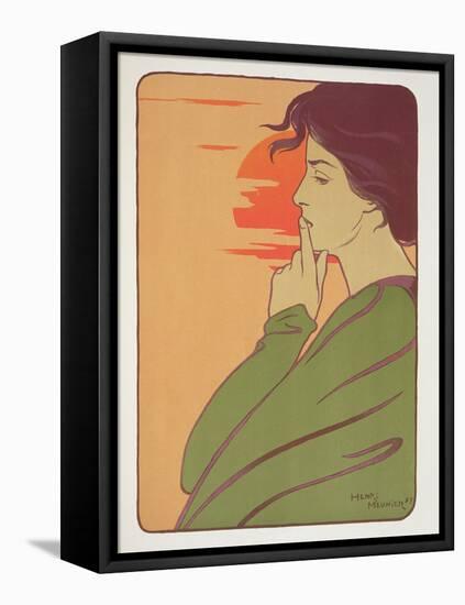 The Hour of Silence, 1897, from 'L'Estampe Moderne', Published Paris 1897-99-Meunier-Framed Premier Image Canvas