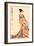 The Hour of the Hare-Kitagawa Utamaro-Framed Art Print