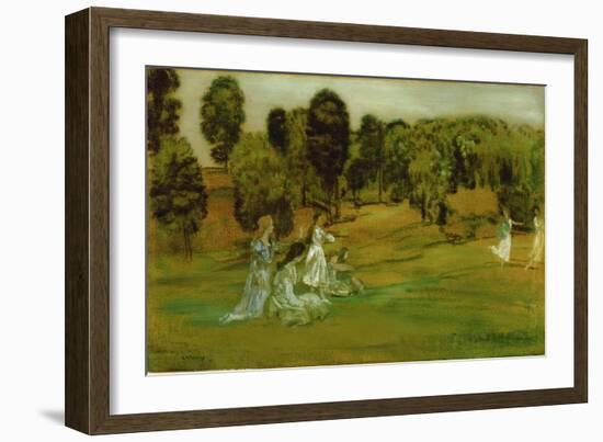 The Hours and the Freedom of the Fields-Arthur Bowen Davies-Framed Giclee Print